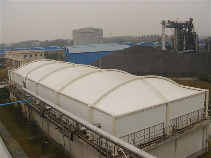 膜结构污水池加盖