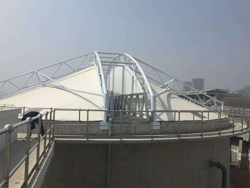 膜结构污水池加盖